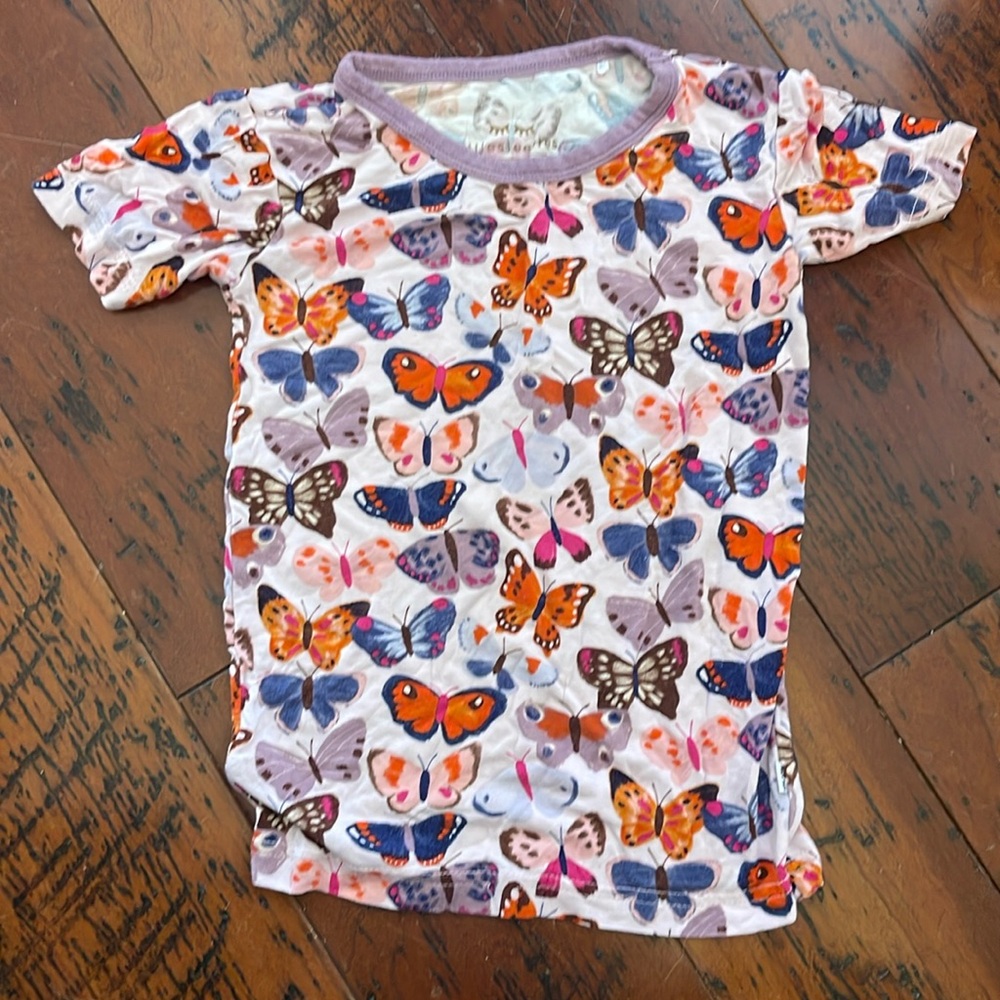 Little sleepies, bamboo pajamas, butterflies just the top